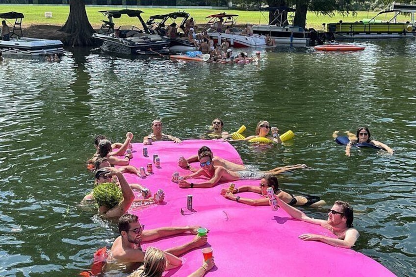 Lake Austin Pink Boat Tour 2