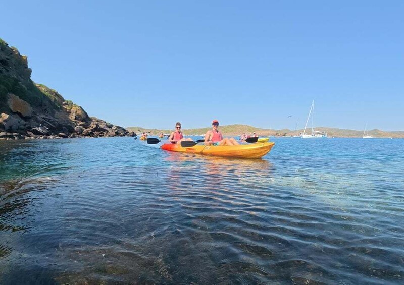 Picture 8 for Activity Menorca: Kayak at Playa Isla Colom and Sa Torreta 4