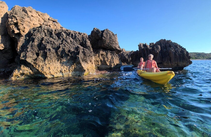 Picture 6 for Activity Menorca: Kayak at Playa Isla Colom and Sa Torreta 5