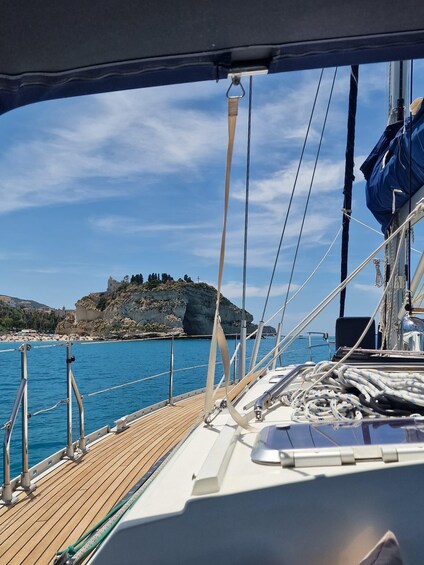 Picture 5 for Activity Tropea: Private Sailing Boat Tour - Tropea, Capo Vaticano, and Snorkeling 2
