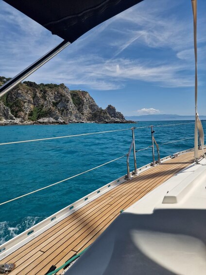 Picture 7 for Activity Tropea: Private Sailing Boat Tour - Tropea, Capo Vaticano, and Snorkeling 4