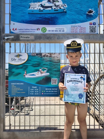 Picture 9 for Activity Cagliari: inflatable boat tour, snorkeling, children's gear, local aperitif 2