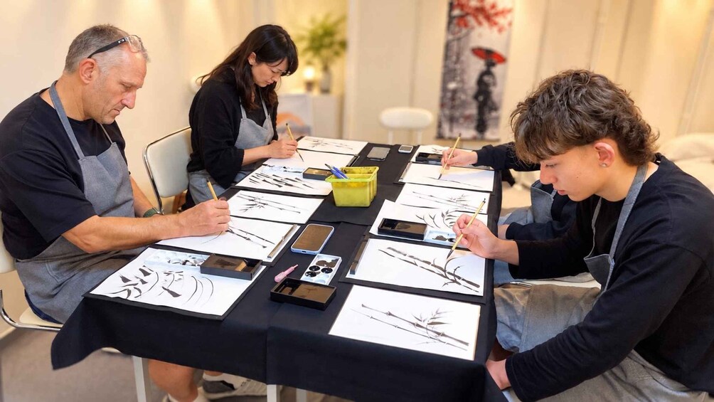 Picture 18 for Activity Hiroshima: Japanese Sumi-e Ink Painting Experience 3
