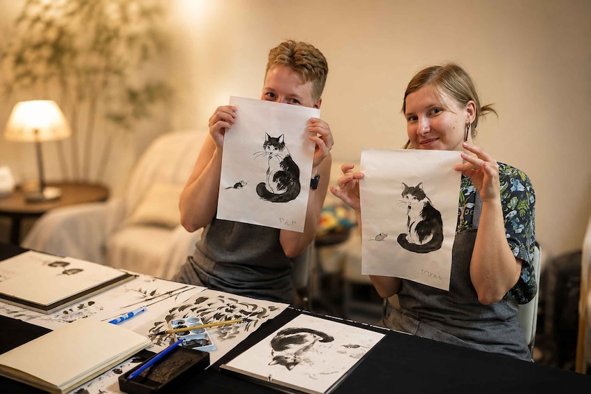 Picture 6 for Activity Hiroshima: Japanese Sumi-e Ink Painting Experience 3