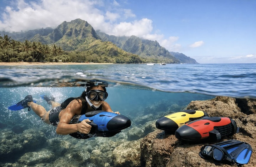 Princeville: Selfguided Sea Scooter Experience 1