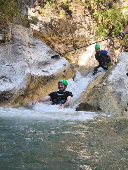 Picture 9 for Activity Leykada: Experience the thrill of Canyoning at Tryfos Gorge 3
