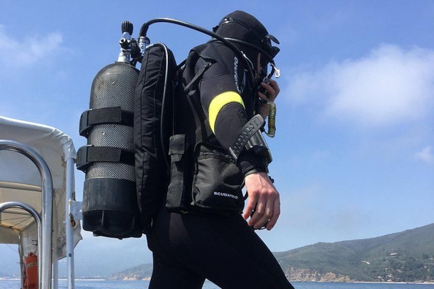 Underwater adventure with sea baptism on the Island of Elba 3