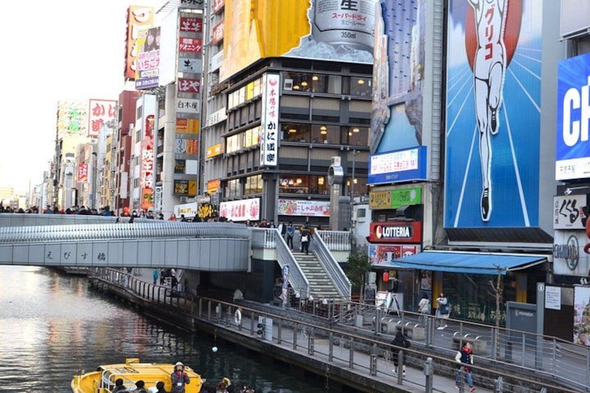 Osaka Dotonbori River Cruise with Walking Tour 2
