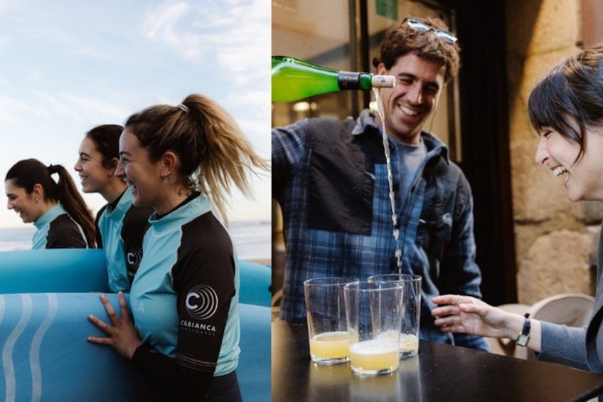 San Sebastian Surf Lesson & Pintxos Food Tour 1