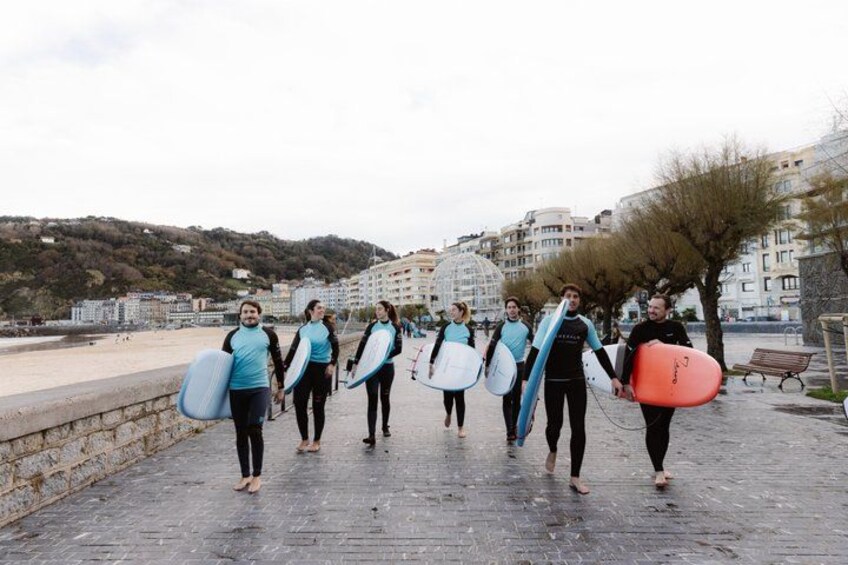 San Sebastian Surf Lesson & Pintxos Food Tour 4