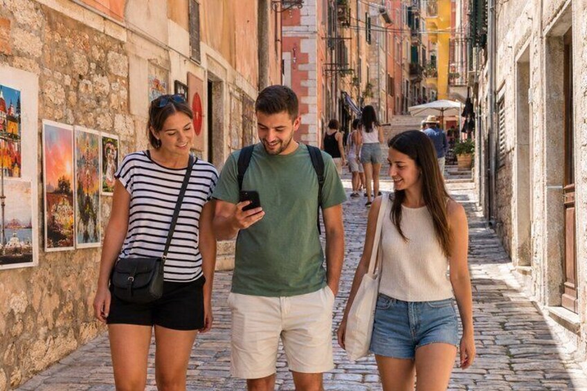Self-Guided Secrets of Rovinj Exploration Game Tour 1