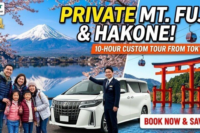 Mount Fuji and Hakone Private Tour from Tokyo With Driver Guide 2