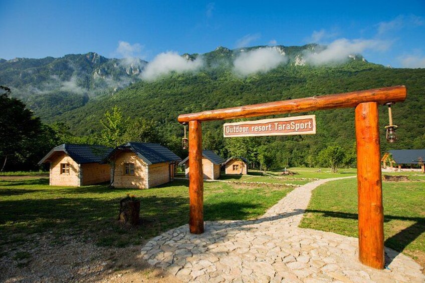 The entrance to our resort 3