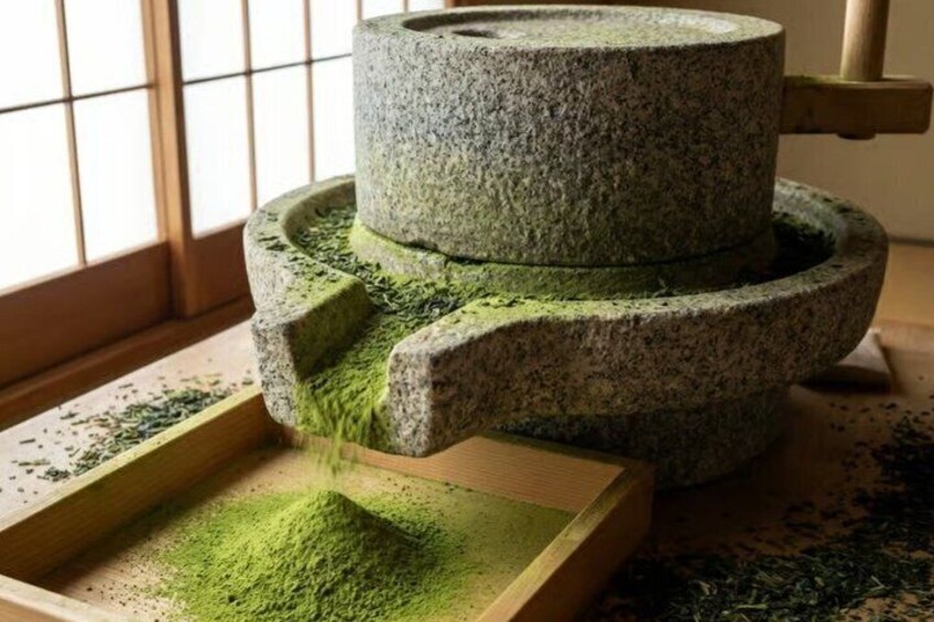 Kyoto Grind Your Own Matcha Tea Ceremony in Arashiyama 5