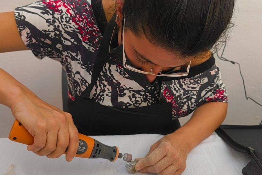 Chiapan amber workshop 1