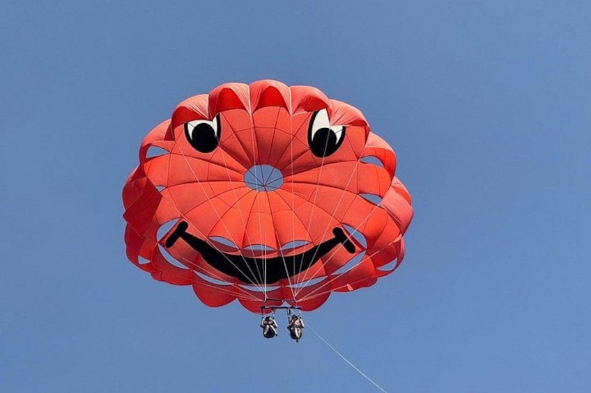 Parasailing about the Dunes of Maspalomas 4