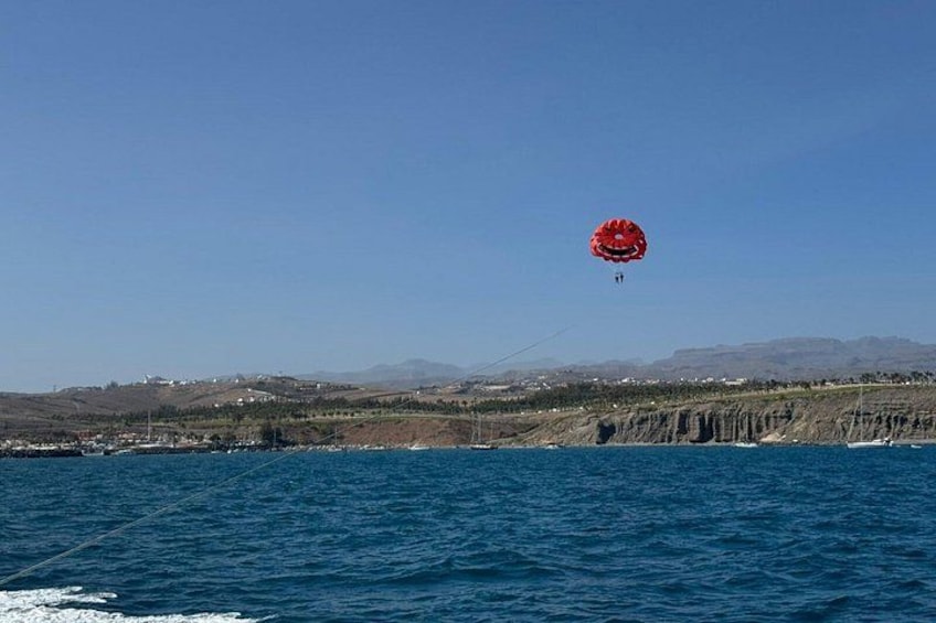 Parasailing about the Dunes of Maspalomas 2