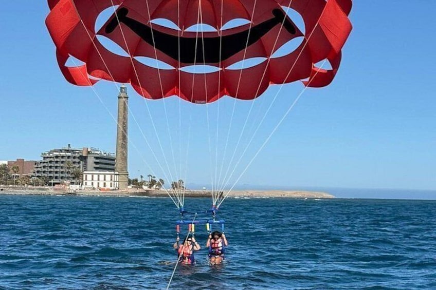 Parasailing about the Dunes of Maspalomas 2