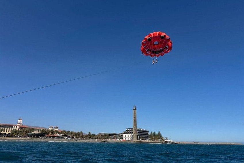 Parasailing about the Dunes of Maspalomas 1