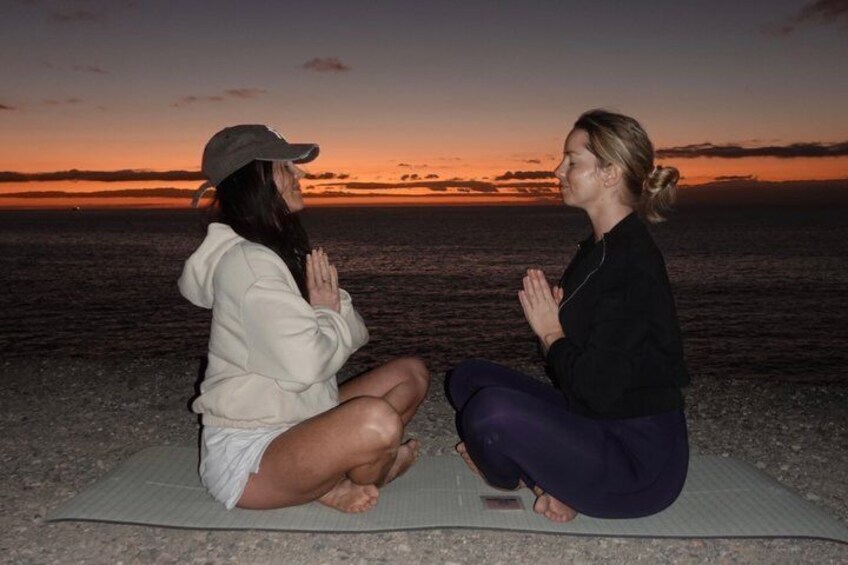 Women-only Sunset Yoga by the Ocean in Tenerife 1