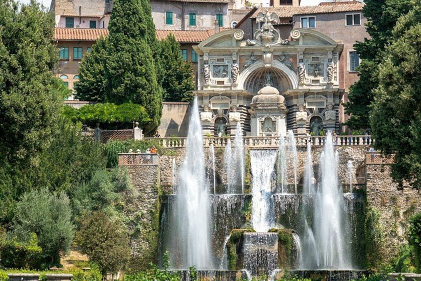 Tivoli Day Trip Villas Fortress Palace and Waterfall 5