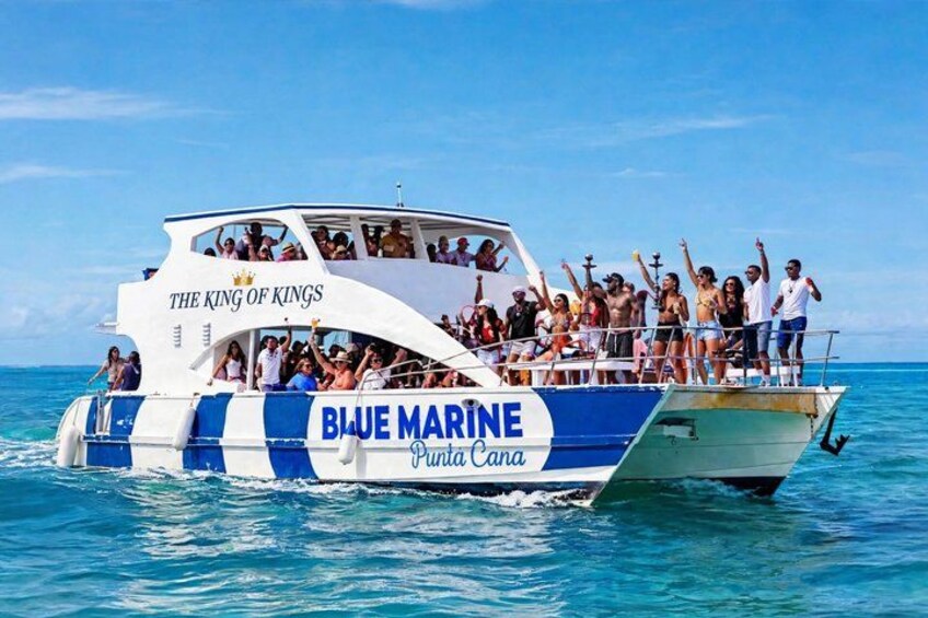 Punta Cana Boat Party with Open Bar, DJ, Snorkeling & Swimming 1