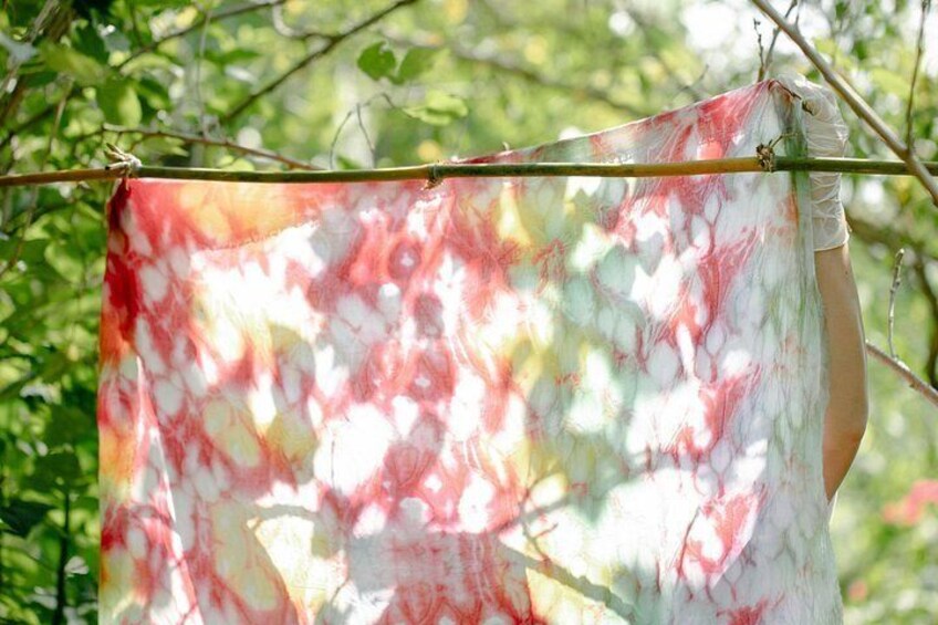 Natural Dyeing Workshop on fabric between Tuscany and Umbria 4