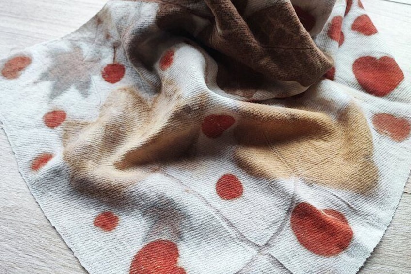 Natural Dyeing Workshop on fabric between Tuscany and Umbria 2