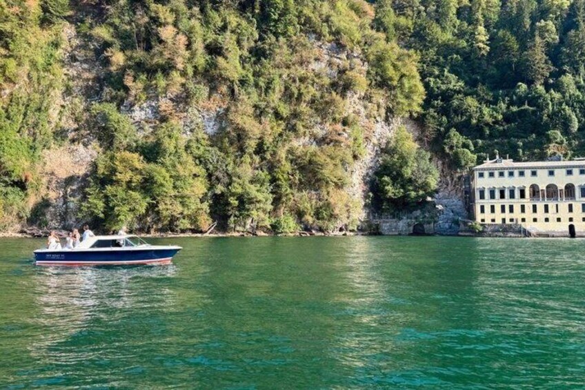Lake Como Private Tour Vintage Boat Nesso Waterfall and Bridge 2