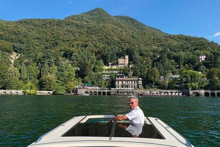 Lake Como Private Tour Vintage Boat Nesso Waterfall and Bridge 4
