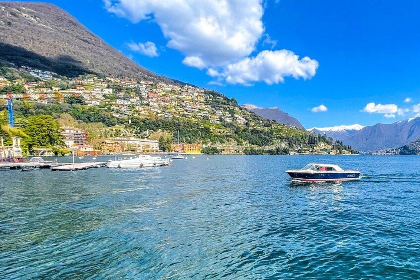 Lake Como Private Tour Vintage Boat Nesso Waterfall and Bridge 5