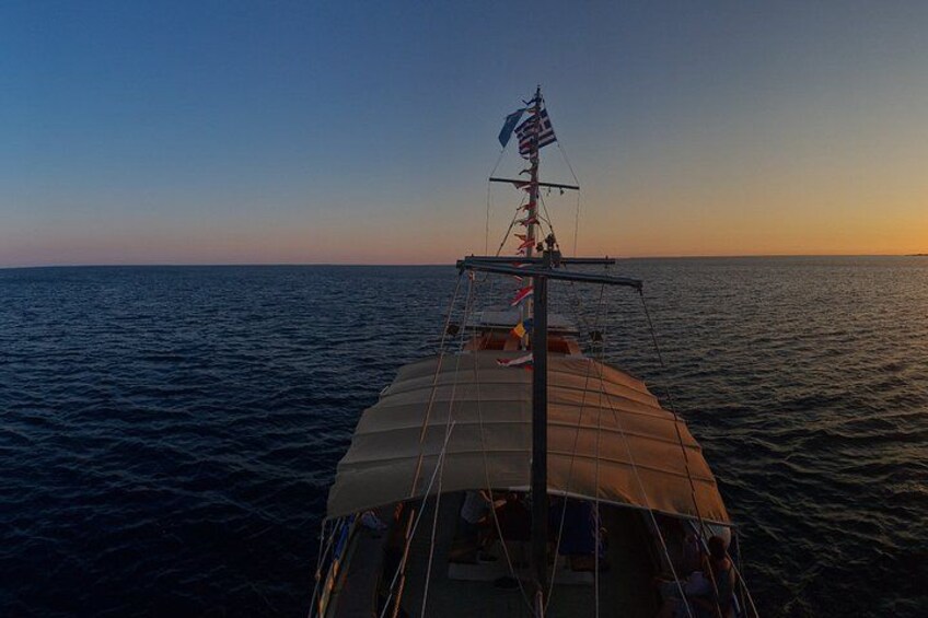 Ionian Sunset Cruise with BBQ and Night Swim 2