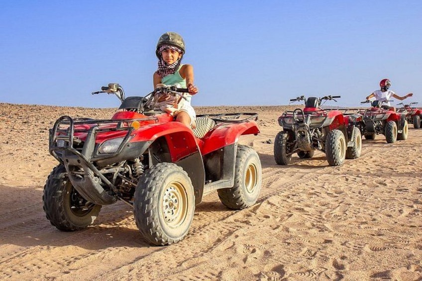 Sharm El Sheikh Sunset Quad Bike Desert Safari with Bedouin Tea 3
