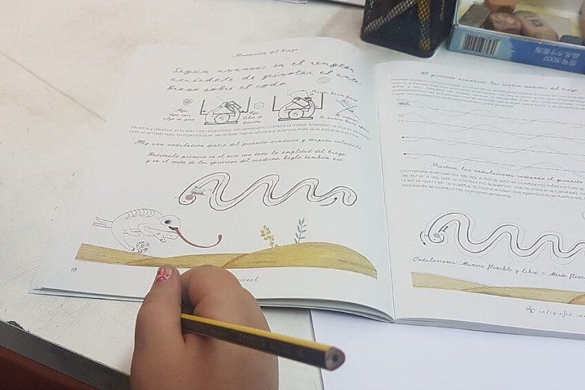 Calligraphic Workshop for Children in Marbella 1