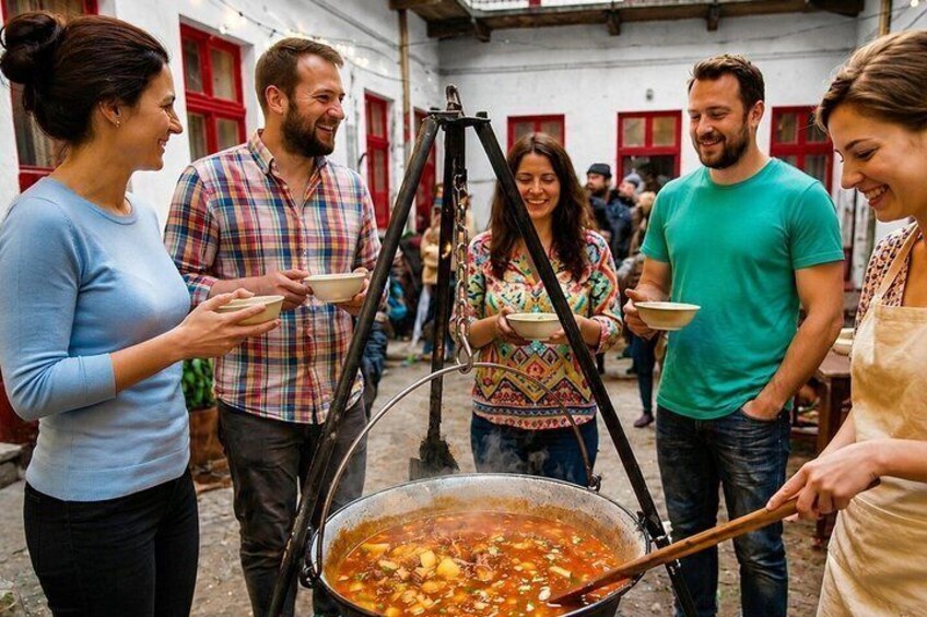 Budapest Goulash Cooking Experience at an Iconic Ruin Bar 1