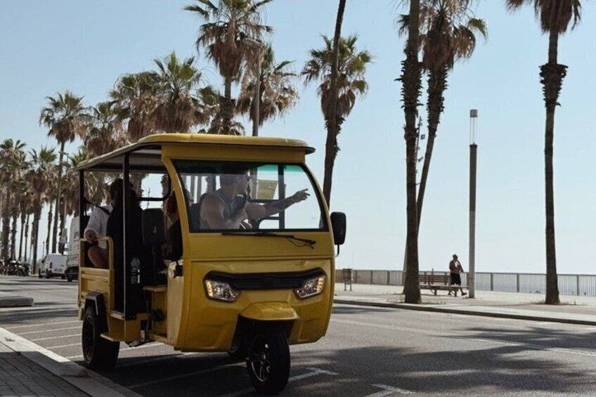 Experience Barcelona City Tour with Private Tuk Tuk 3