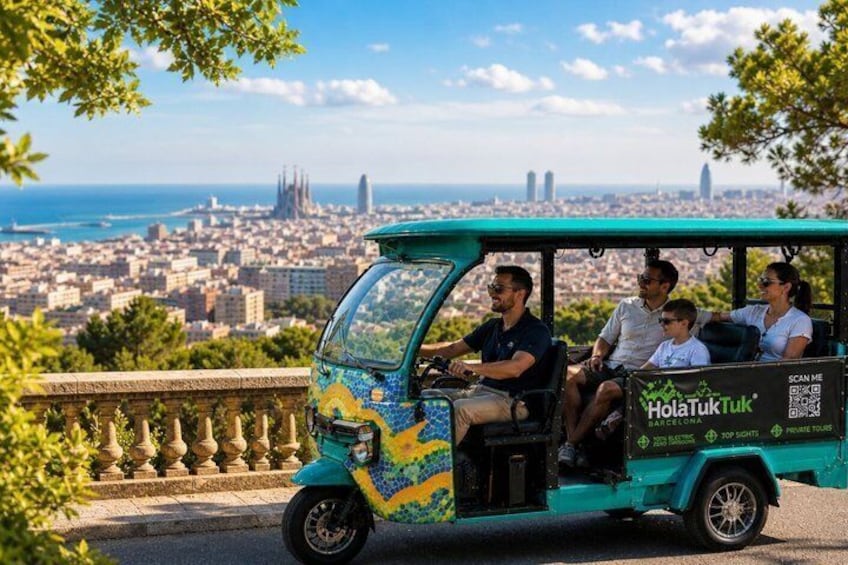 Route of Barcelona by Electric Tuk Tuk 2H 1