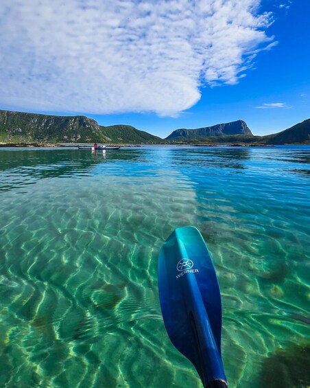 Picture 13 for Activity Lofoten: Kayak to Haukland & Hike Mannen with Local Guide 5
