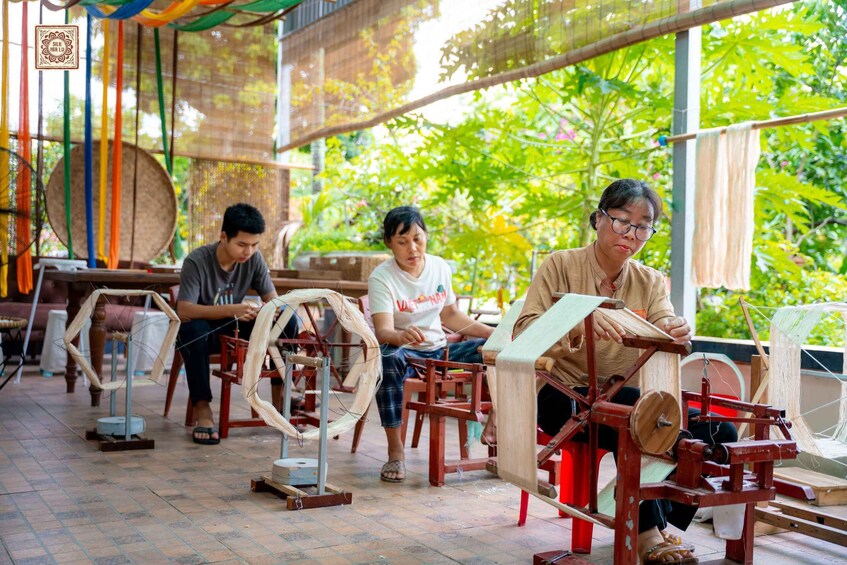 Picture 19 for Activity Ninh Binh: Hoa Lu Silk Loom Cooperative Sightseeing Tour 3