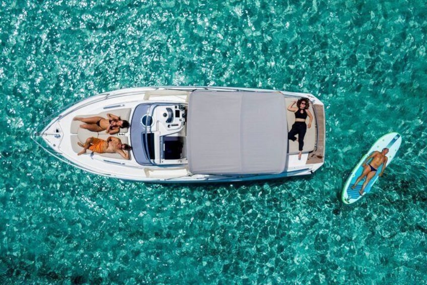 Private Boat Rental Sea Ray 295 for 10 People 8 Hours Ibiza-Formentera 2