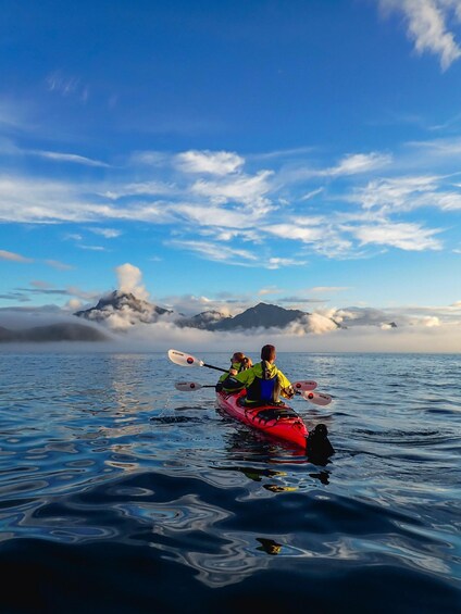 Picture 12 for Activity Lofoten: Haukland Sunset Kayak Tour with Local Guide 5