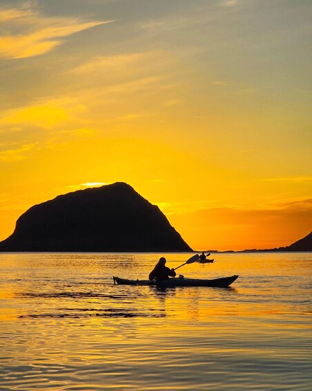 Lofoten: Haukland Sunset Kayak Tour with Local Guide 2