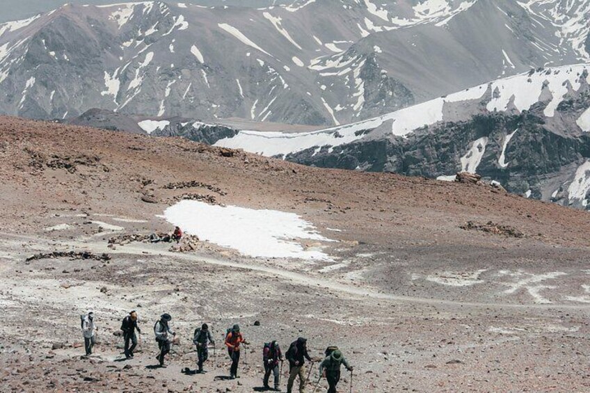 Cerro El Pintor Winter Climb 7 Hour Mountain Adventure 5