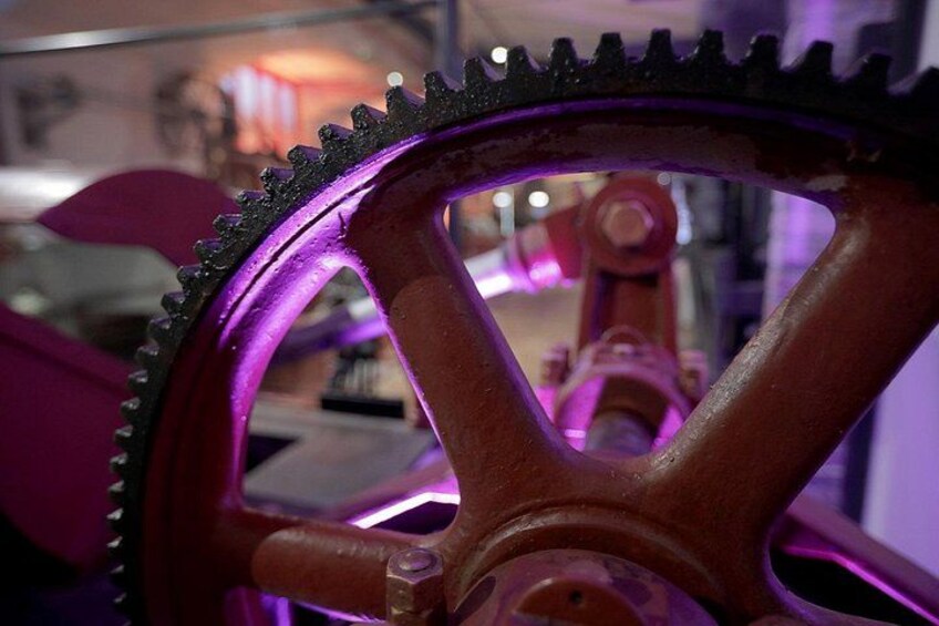 Gros plan d'une roue dentée de vélo. 2