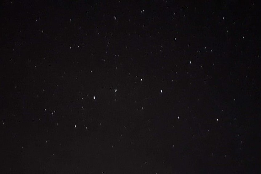 A night sky filled with stars. 2