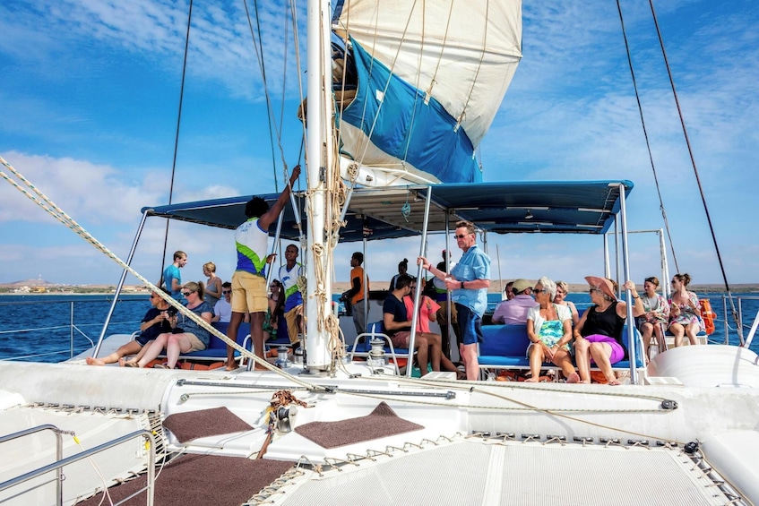 Adults-only Corfu sunset catamaran cruise with drinks, snacks and optional  5