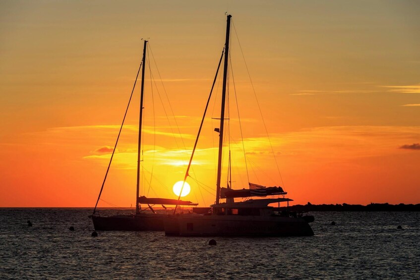 Adults-only Corfu sunset catamaran cruise with drinks, snacks and optional  4
