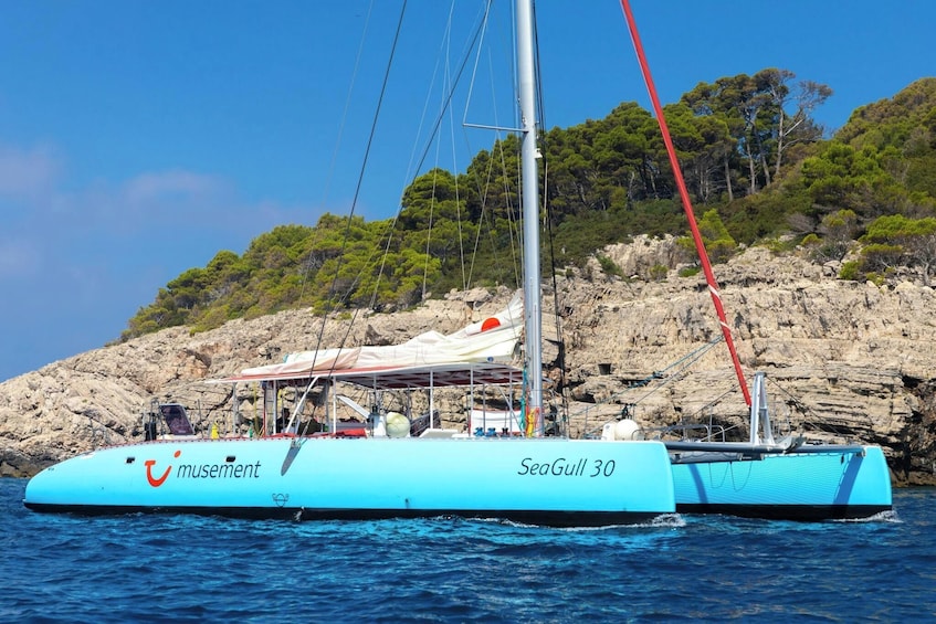 Adults-only Corfu sunset catamaran cruise with drinks, snacks and optional  1