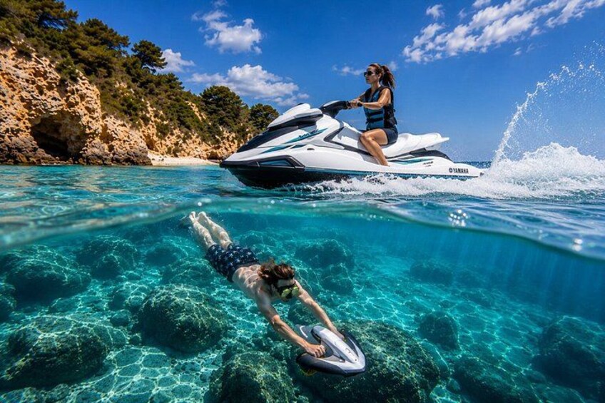 Combined Jet Ski and Underwater Scooter Package 1