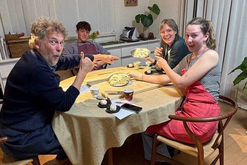 Osaka Shoyu & Miso Ramen, Gyoza, Wagashi & Matcha Cooking Class 4